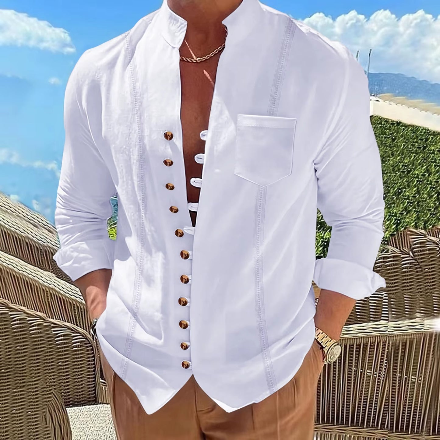 Camicia uomo Lino