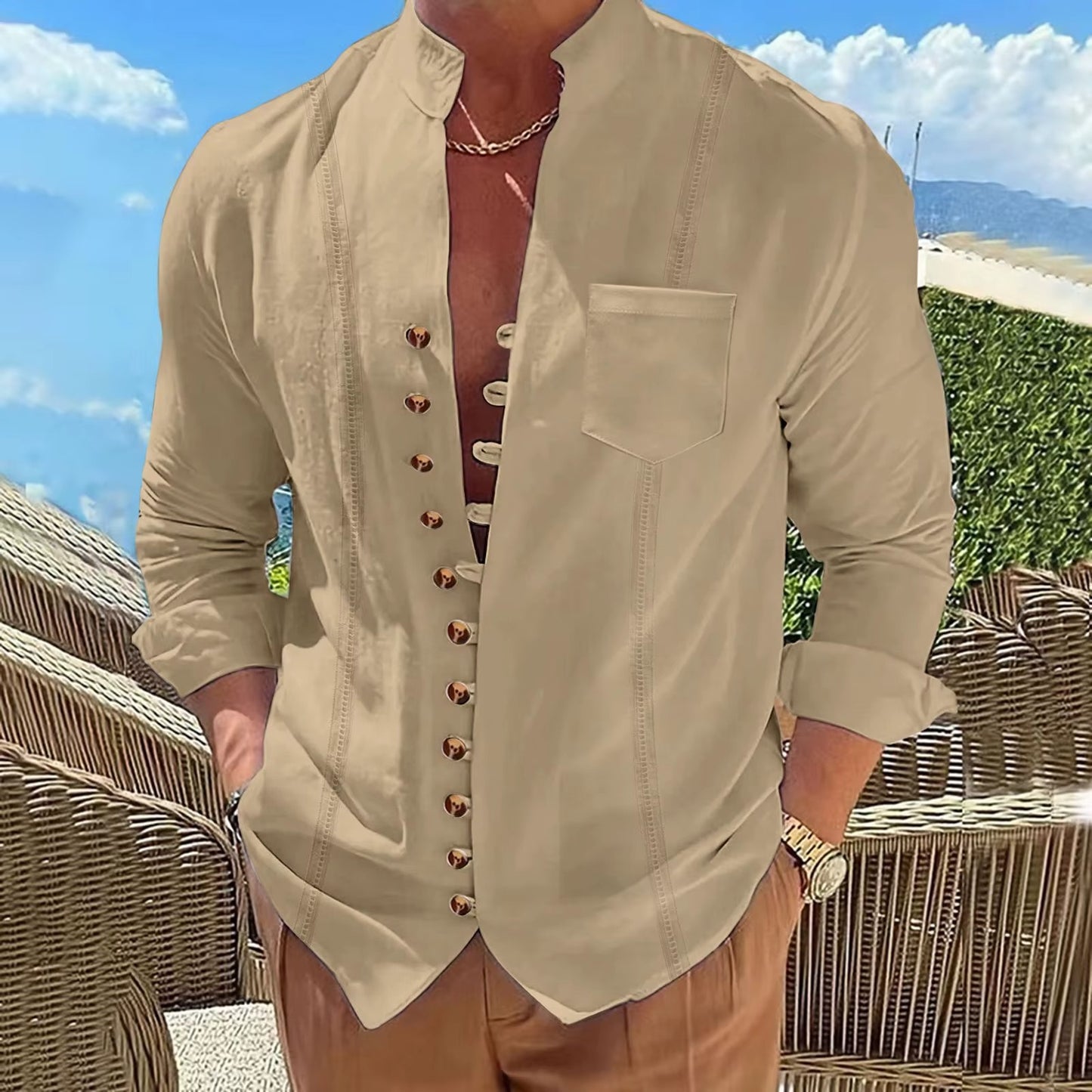 Camicia uomo Lino