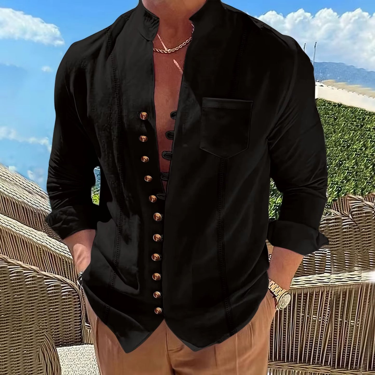 Camicia uomo Lino