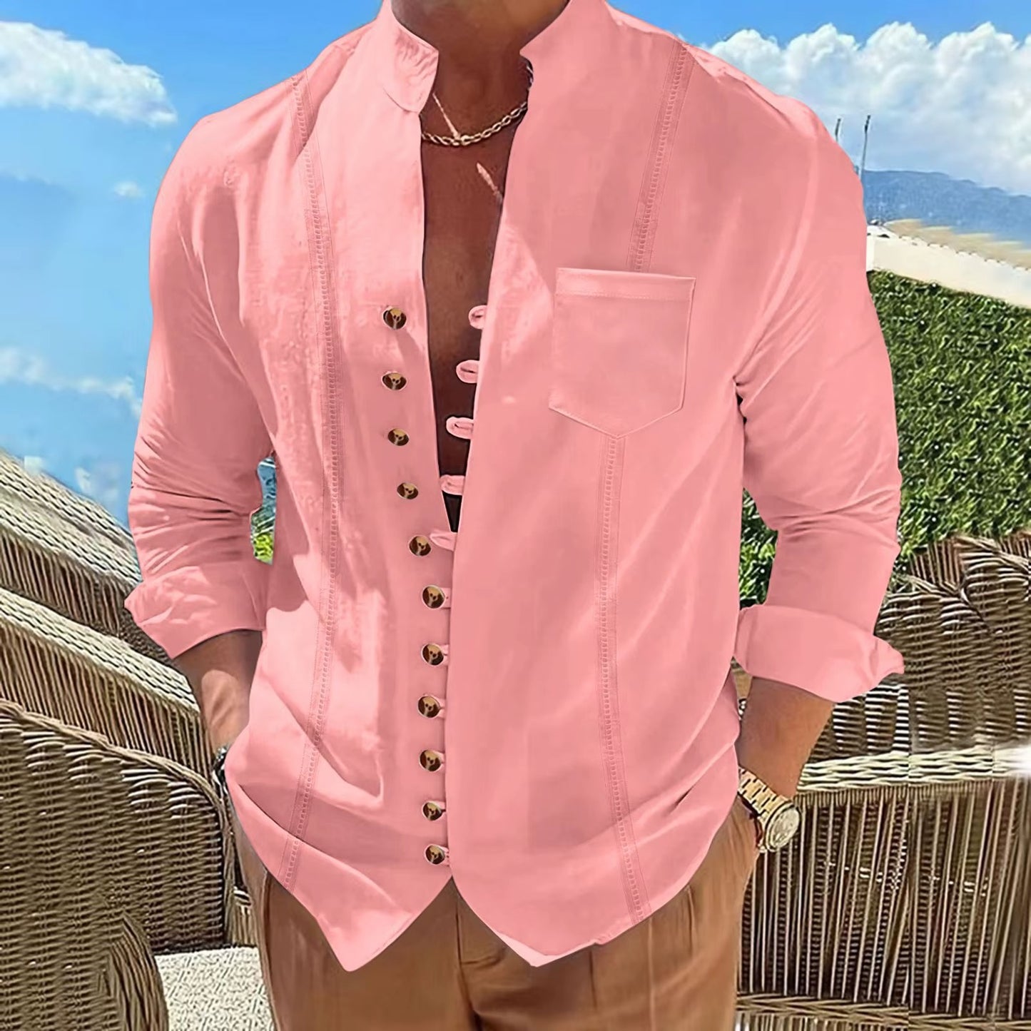 Camicia uomo Lino